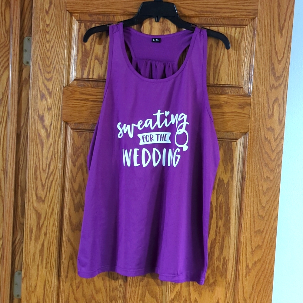 Wedding workout tank 💪